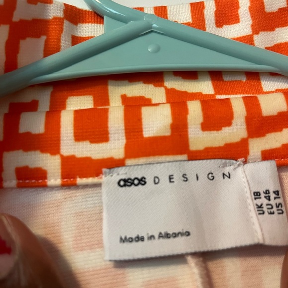 ASOS SZ 14 Open Back Romper - Picture 3 of 5